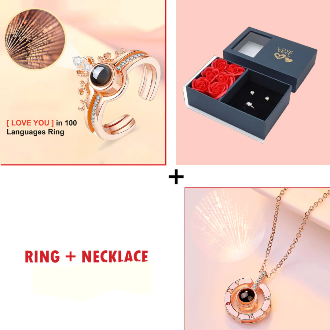 100 LANGUAGES I LOVE YOU PROJECTION NECKLACE - Image 15