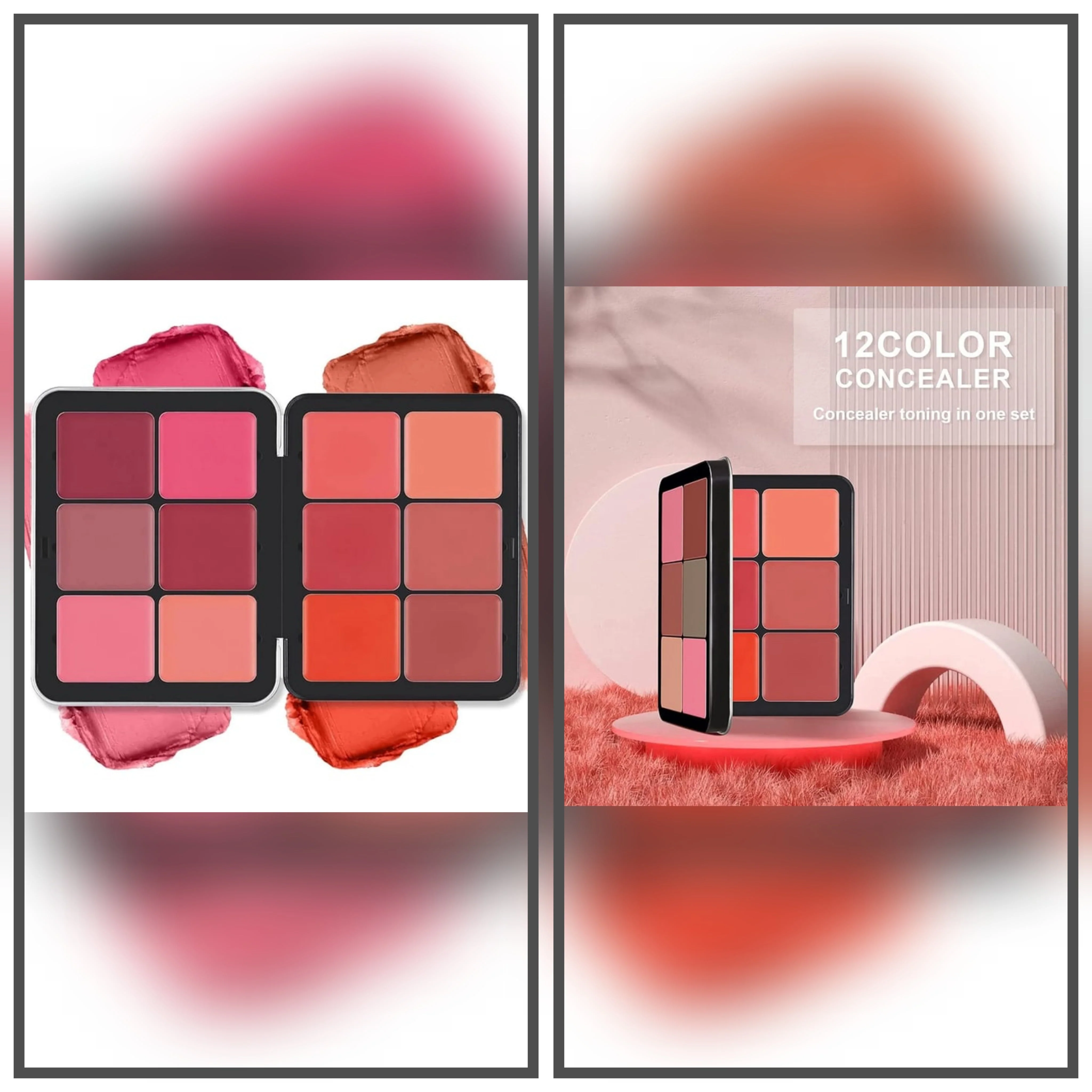 12 Colors Cream Blush Palette - Image 10