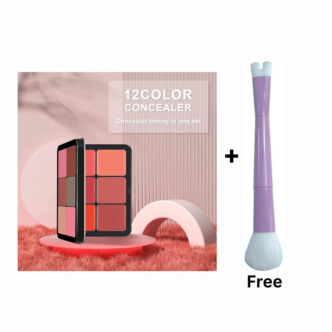 12 Colors Cream Blush Palette - Image 11