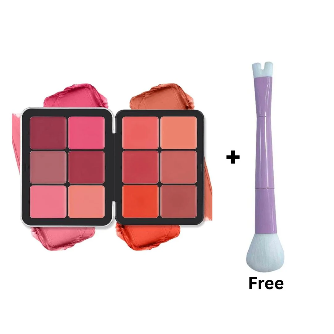 12 Colors Cream Blush Palette - Image 12