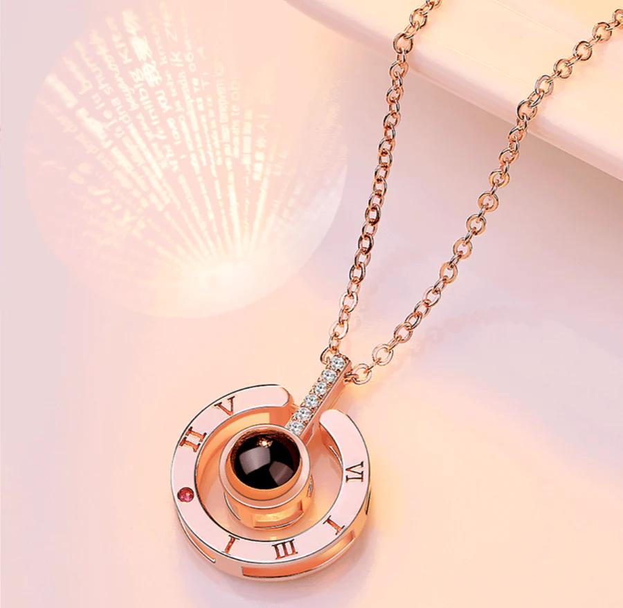 100 LANGUAGES I LOVE YOU PROJECTION NECKLACE - Image 3