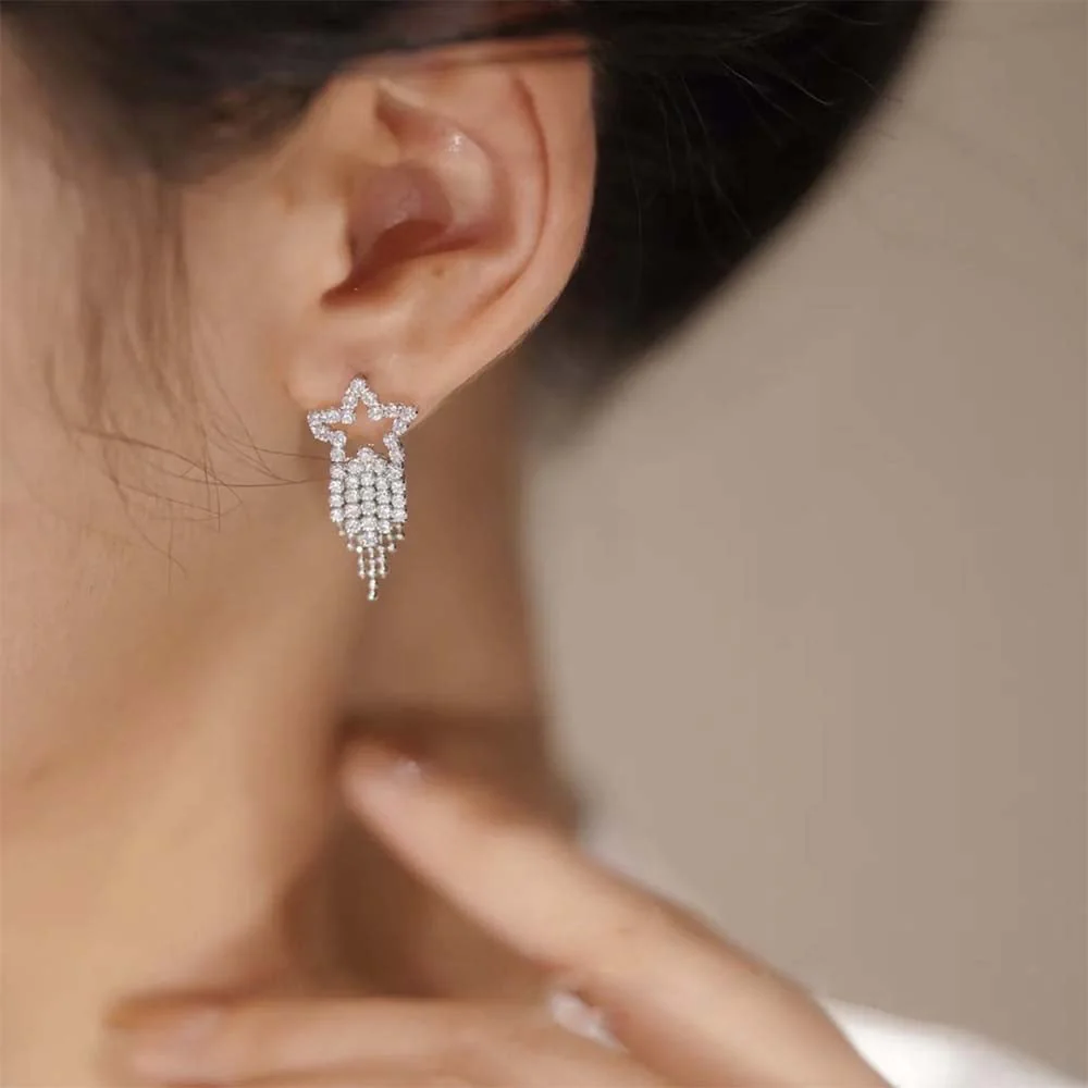 Diamond Sparkle Earrings - Image 2
