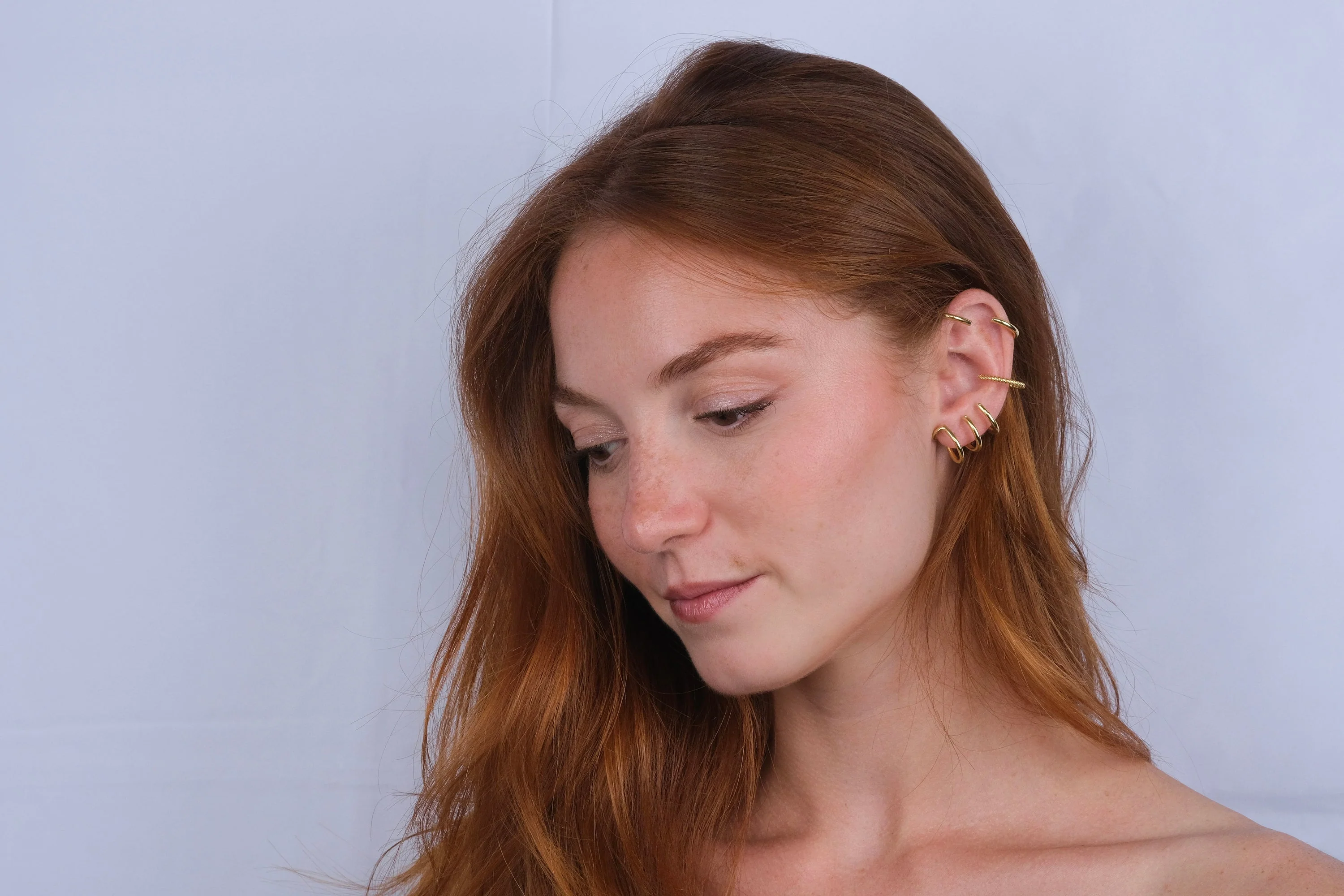 Multi Hoops Ear Cuff - Image 4