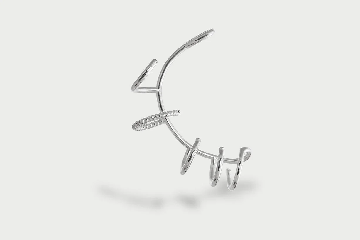 Multi Hoops Ear Cuff - Image 6