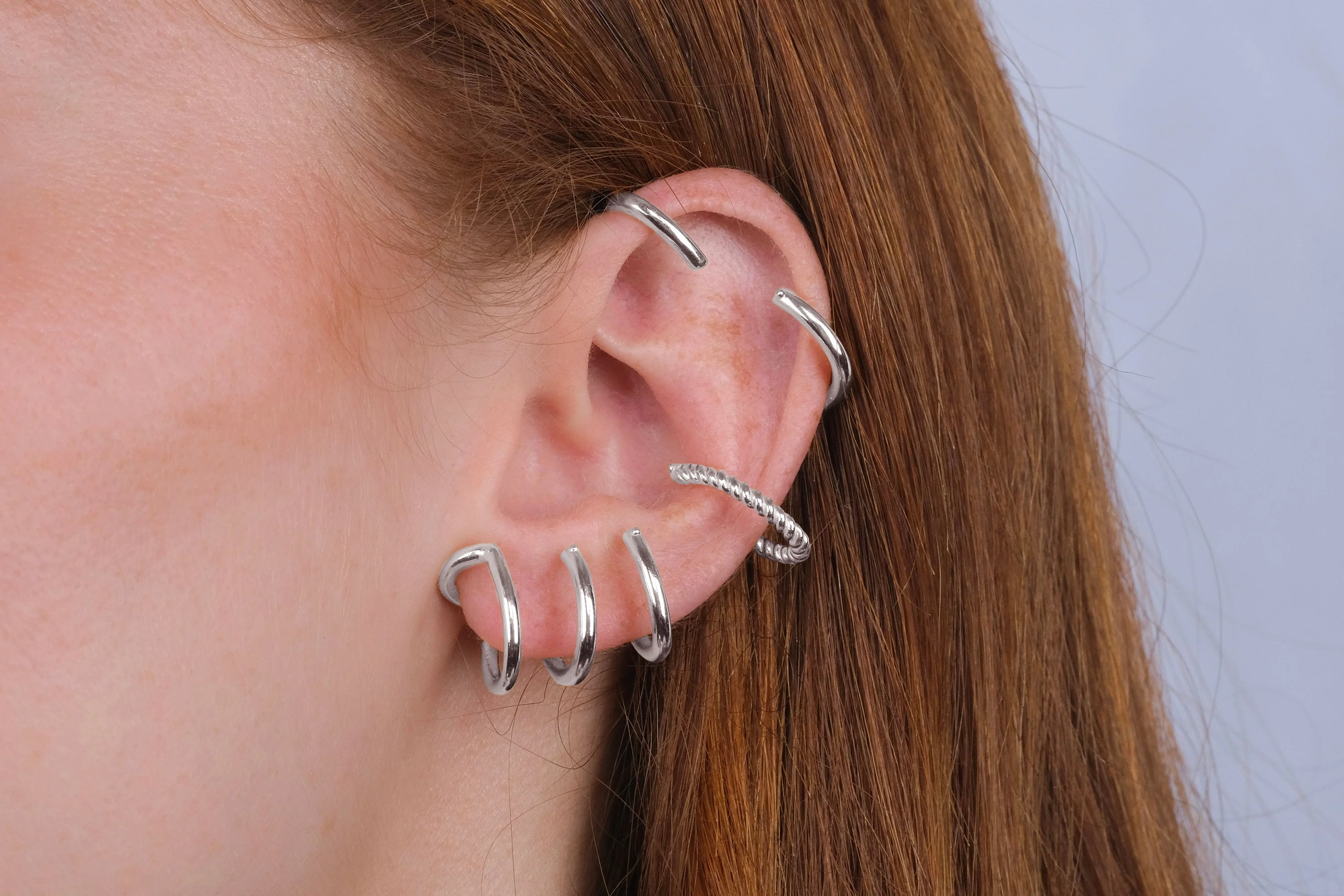 Multi Hoops Ear Cuff - Image 8