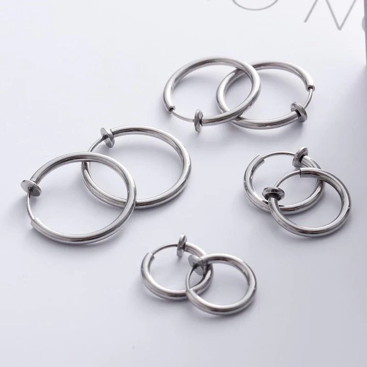Retractable Hoop Nose/Lip/Earrings - Image 3