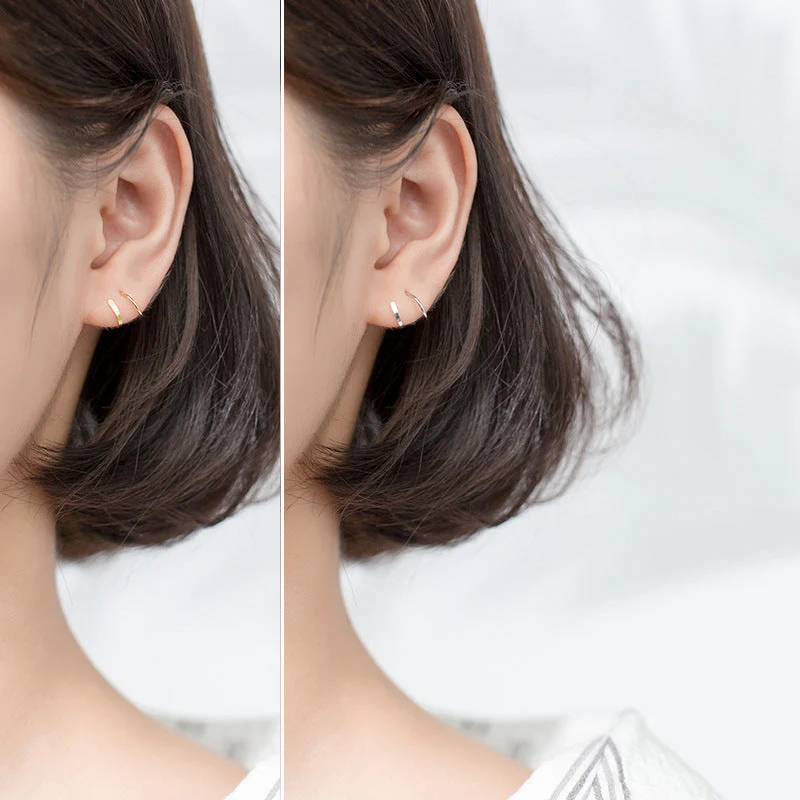 Sweet Helix Ear Climber Earrings - Image 2